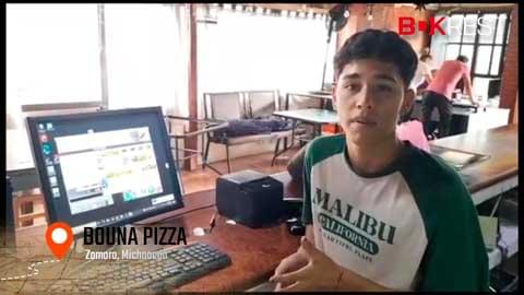 Portada del vídeo en pantalla